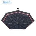 China Wholesale Convenient Tiny 19inch Mini Portable Promotional 190T 5 Fold No Metal Rain Smart Umbrella with Logo